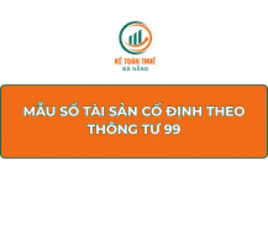 Mẫu Sổ tài sản cố định theo Thông tư 99