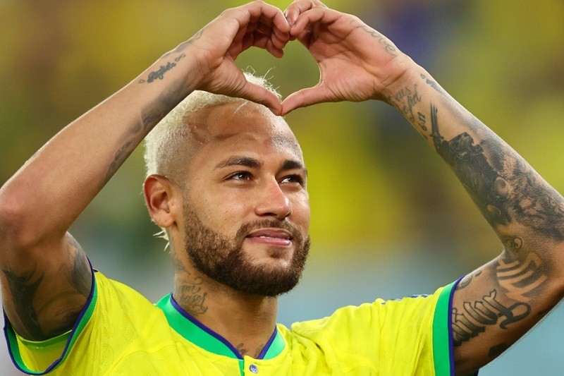 Neymar thuộc top những cầu thủ đẹp trai nhất thế giới WC 2022